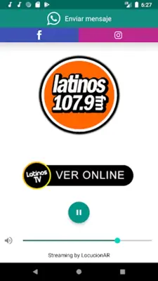 Latinos FM android App screenshot 0